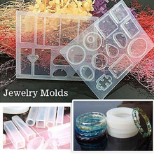 Load image into Gallery viewer, DIY Crystal Glue Jewelry Mold 83 Pcs Set